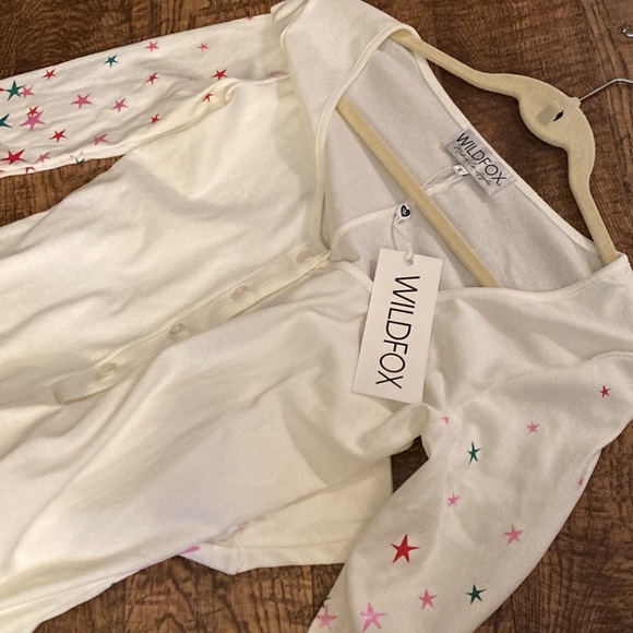 Wildfox Couture Size S Star Girl Stay in One Piece Pajama Jumpsuit - Picture 8 of 9